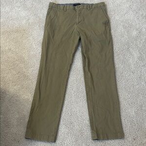 Men’s banana republic Aiden chino pants dark khaki 33x34